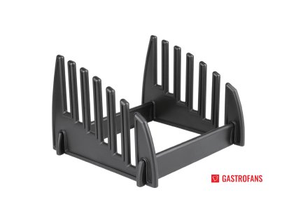 56080 plastovy stojan na krajeci desky 6 x 14mm prihradky
