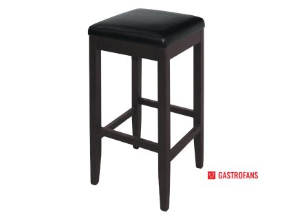 56110 bolero vysoke barove stolicky z umele kuze cerne sada 2ks