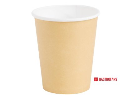 Fiesta jednorázové kelímky na horké nápoje hnědé 230ml 50 ks, papírový kelímek  Fiesta