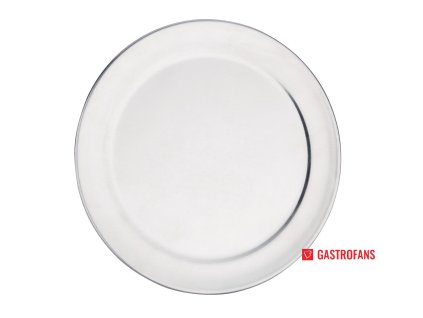 56965 vogue plech na pizzu hlinikovy se sirokym okrajem 255mm