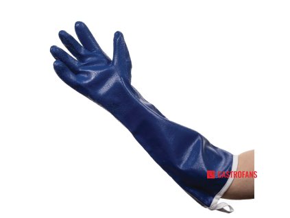 Čistící rukavice Modré Burnguard