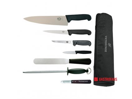 57883 victorinox 7dilna sada nozu s sefkucharskym nozem 25cm s pouzdrem