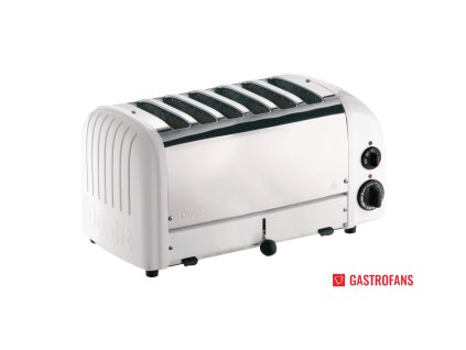 Standardní toustovač 6 otvorů, bílý  Dualit