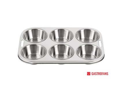 58141 vogue forma na muffiny nerezova hluboka na 6 kosicku