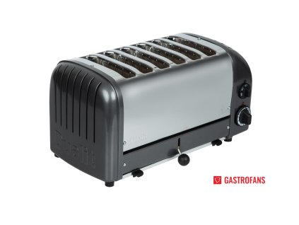 Standardní toustovač 6 otvorů, dřevěné uhlí  Dualit