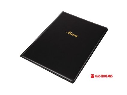Olympia desky na menu z PVC A4 černé Olympia