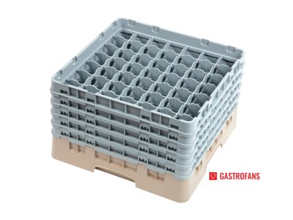 Cambro 49místné košíky Camrack béžové – Max. výška skla 257mm Cambro