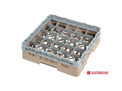Cambro 25místné košíky Camrack béžové – Max. výška skla 92mm Cambro