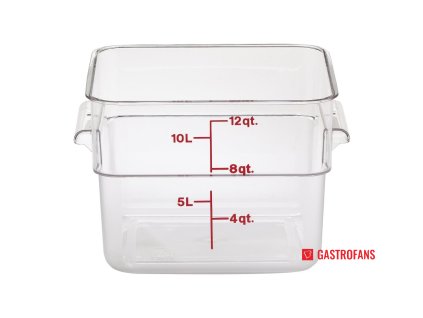 Cambro čtvercová polykarbonátová nádoba na skladování potravin 11,4l Cambro