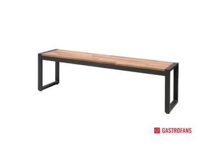 Bolero lavice z akácie a oceli v průmyslovém stylu 1600mm (sada 2ks) Bolero