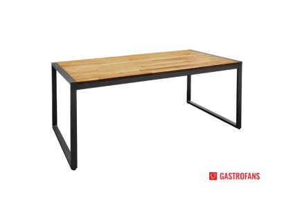 Bolero obdélníkový stůl z akácie a oceli v průmyslovém stylu 1800mm Bolero