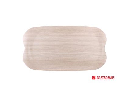 Roltex servírovací tác Wave v dekoru světlé dřevo 430 × 230mm Roltex