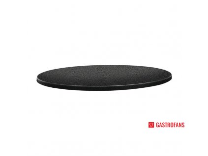 59713 topalit kruhova stolova deska s klasickym tvarem antracitova 800mm