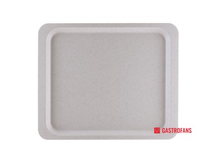 Roltex servírovací tác GN 1/2 polyesterový kropenatě šedý 325 × 265mm Roltex