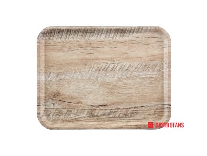 Cambro laminátový jídelní tác Madeira s dekorem světlého dubu 430mm Cambro