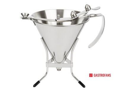 Automatický nerezový pístový trychtýř 1,5L  De Buyer