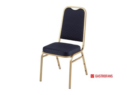 61600 bolero stolni zidle s hranatym operadlem modra sada 4ks