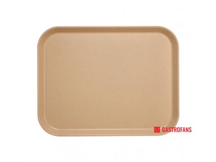 61876 cambro polyesterovy jidelni tac versa lite kropenate kavovy 460mm