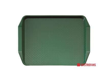 Cambro polypropylenový tác pro rychlé občerstvení s rukojeťmi zelený 430mm Cambro
