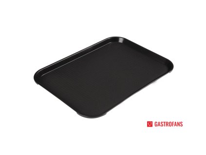 Cambro polypropylenový tác pro rychlé občerstvení černý 410mm Cambro