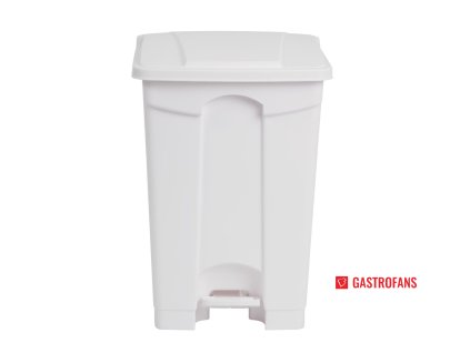 62167 jantex kuchynsky kos s pedalem bily 45l