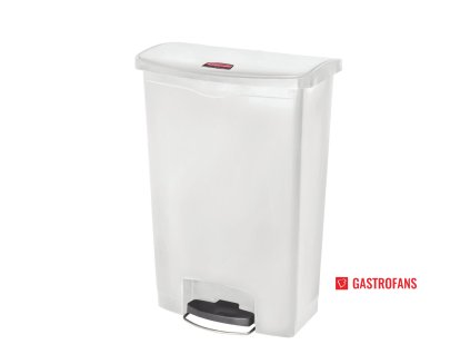 63298 rubbermaid kos slim jim naslapny zepredu 90l bily