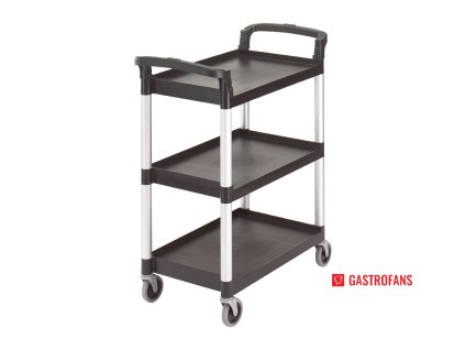 Cambro univerzální vozík se třemi policemi černý Cambro