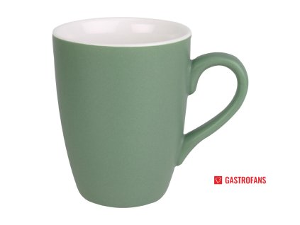 Olympia matný pastelový hrnek zelený 340ml 6 ks Olympia