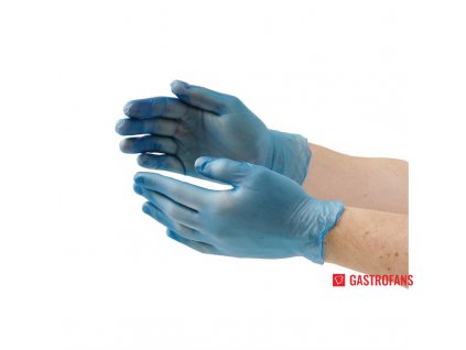65221 vogue vinylove rukavice pro pripravu jidel modre bez pudru velikost xl