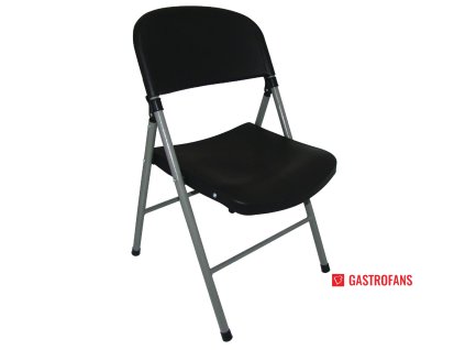 Bolero víceúčelové židle skládací černé (sada 2ks) Bolero