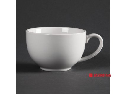 Olympia elegantní šálky Whiteware 230ml, 12 ks Olympia