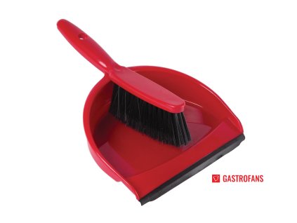 66424 jantex sada s mekkou lopatkou a smetackem cervena