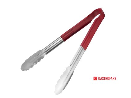 67504 vogue servirovaci kleste barevne rozlisene cervene 290mm