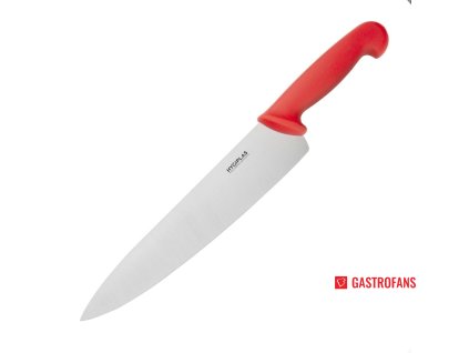 Hygiplas šéfkuchařský nůž červený 25,5cm Hygiplas