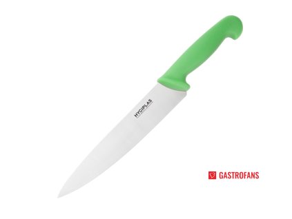 Hygiplas šéfkuchařský nůž zelený 21,5cm Hygiplas