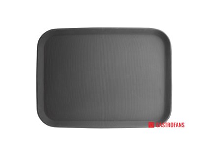 Kristallon protiskluzový tác plastový černý 380 x 510mm  Kristallon