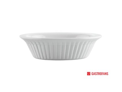 Olympia oválné mísy na koláč Whiteware 170mm 6 ks Olympia
