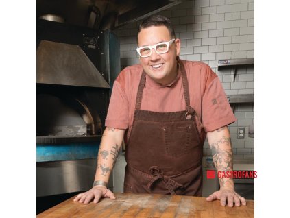 Chef Works kuchařský unisex rondon Springfield z lehkého materiálu se zipem a krátkým rukávem L/S cihlový