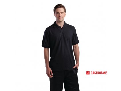 69559 unisex polo tricko cerne xl