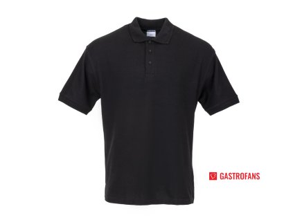 Unisex polo tričko černé M  No Brand
