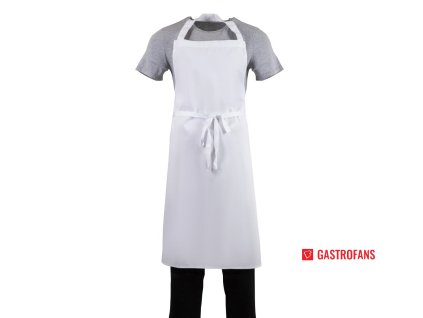 Whites Chefs Clothing náprsní zástěra bílá XL Whites Chefs Clothing