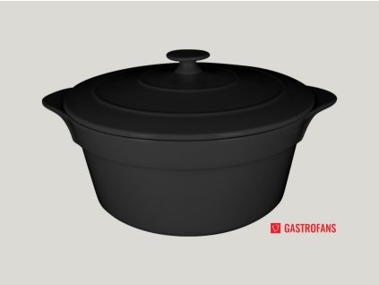 Kulatý cocotte & lid - volcano Chefs fusion