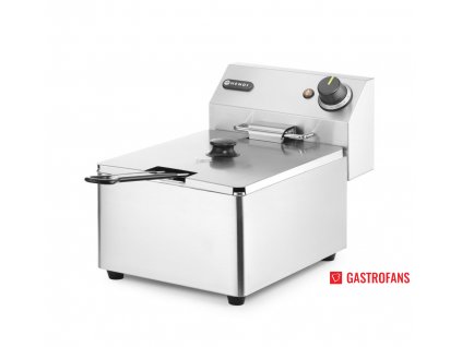 Fritéza Kitchen Line - 6L, Kitchen Line, 6L, 50/190˚C, 230V/3300W, 265x430x(H)290mm  Hendi