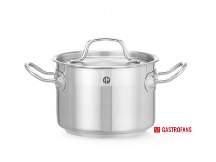 Střední hrnec s pokličkou, Profi Line, 2L, o160x(H)110mm  Hendi