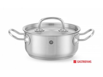 Kastrol s pokličkou, Kitchen Line, 1,5L, o160x(H)75mm  Hendi