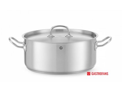 Kastrol s pokličkou, Kitchen Line, 7,3L, o280x(H)120mm  Hendi