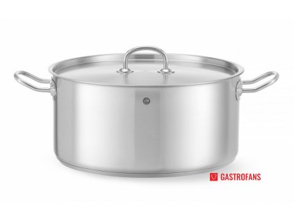 Kastrol s pokličkou, Kitchen Line, 12L, o320x(H)150mm  Hendi