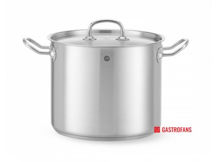 Vysoký hrnec s pokličkou, Kitchen Line, 9L, o240x(H)200mm  Hendi