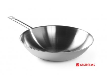 Wok pánev 3vrstvá - bez poklice, o360x(H)90mm