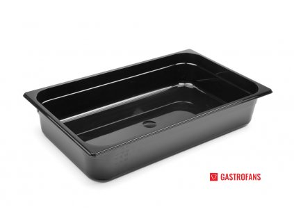 Gastronádoba 1/1, GN 1/1, 14L, Černá, 530x325x(H)100mm